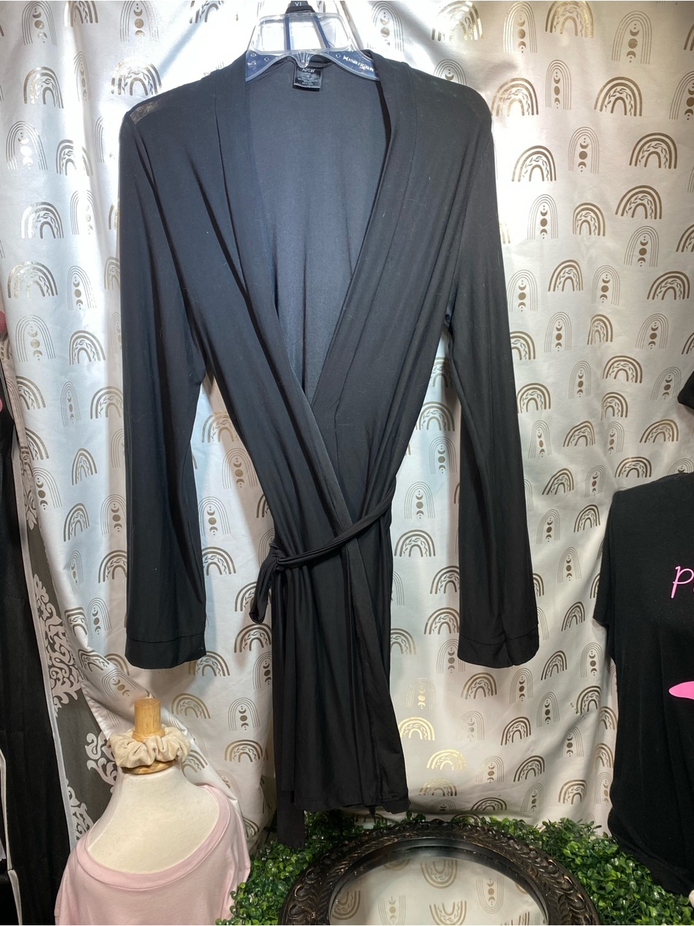 Apt. 9 Black Women's Wrap dress